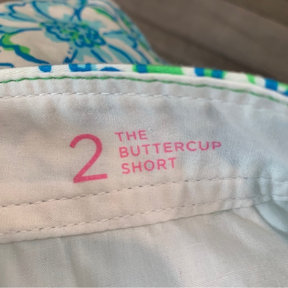 Lilly Pulitzer Buttercup Shorts Lobster Blue - 2 - Picture 7 of 11